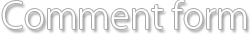 Comment form